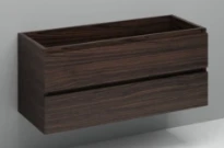 Procasa Kivu sous-meuble avec 2 tiroirs sans poignées 1200 x 475 x 520 mm - lungo - double découpe