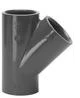 TE 20 X 20 X 20 pvc pn10 pression  - 45degr
