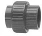 Nicoll PVC Pression raccord 3-pièces à joint plat FF 25 x 25 mm