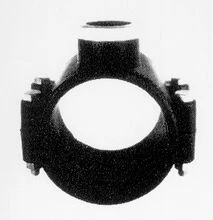 AANBOORZADEL 125 MM X 2 pn10 polypropyleen met steunring