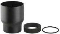 MANCHON A RESTREINDRE GEBERIT 75 MM X 80 MM noir pe