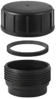 Geberit PE bouchon avec couvercle à visser 63 mm