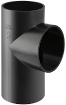 TE GEBERIT 63 MM X 56 MM noir pe 88,5degr