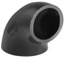 Geberit PE réduction coude 90° 50 x 40 mm
