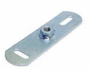 Geberit PE plaque de fixation rectangulaire avec manchon fileté M10 F