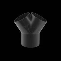 TE-CULOTTE GEBERIT 63 MM X 75 MM X 63 MM noir pe 60degr