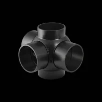 Geberit PE raccord spérique 88° - 90° 90 x 90 x 90 x 90 x 90 mm