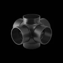 Geberit PE raccord spérique 88° - 90° 110 x 110 x 110 x 110 x 110 x 110 mm