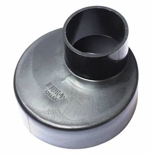 Geberit PE réduction excentrique 125 x 63 mm
