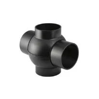 EMBRANCHEMENT BOULE GEBERIT 160 MM X 110 MM noir pe 88,5/180degr 2 raccordements