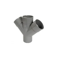TE NICOLL 40 M X 40 F X 40 F mm pvc parallele 45degr