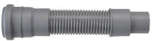 Airfit HT aansluitslang MF 50 x 50/40 mm (lengte 250 mm) - grijs - PP niet verlijmbaar