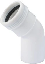 Wavin Wafix PP blanc coude 45° MF 32 x 32 mm
