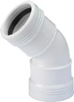 Wavin Wafix PP blanc coude 45° FF 32 x 32 mm