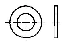 PGB rondel M16 - verzinkt