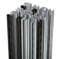 Flamco R2 rail de montage - noir - prix au mètre