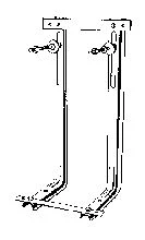 SET DE MONTAGE MEPA UNIMONT pour bidet ou wc mural
