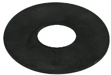 DBJ klokdichting 63 x 23 x 3 mm voor Geberit spoelreservoir - zwart