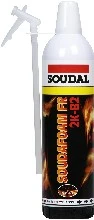 ISOLATIE SOUDAL SOUDAFOAM FR 2K 400ML montageschuim brandwerend