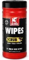 NETTOYAGE UNIVERSEL GRIFFON WIPES avec scrub pour mains - outils - surfaces