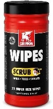 NETTOYAGE UNIVERSEL GRIFFON WIPES avec scrub pour mains - outils - surfaces