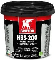 Griffon HBS-200 pâte d'étanchéité 1000 ml - noir - caoutchouc liquide