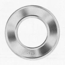 Burgerhout NEN7203 Alu rozet 200 mm