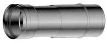 Roccheggiani SPG 316L inox enkelwandig buis verstelbaar (lengte 300-450 mm) 150 mm (Viton dichting)