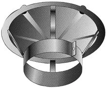 Roccheggiani SP 316L inox enkelwandig regenkap kap 230 mm