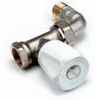 ROBINET DE RADIATEUR COMAP 409UCB 1/2 droit avec coude double reglage - nickele