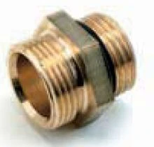 Comap 9810 nippel MM 1/2 x M22 - vernikkeld