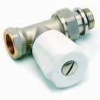 Comap 409U rechte thermostatiseerbare radiatorkraan 3/8 x 3/8 - instelbare Kv-waarde