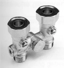 H BLOK COMAP 9701 3/4 X M22 eenpijps recht - buitendraad-vloeraansl.-hartafstand 50mm