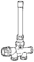 ROBINET D'INVERSEUR A 4 VOIES COMAP 445E 1/2 monotube sar 50% avec bonnet de protection