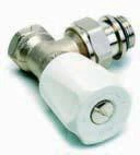 Comap 408U haakse thermostatiseerbare radiatorkraan 3/8 x 3/8 - instelbare Kv-waarde
