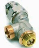 Comap 908E vanne radiateur 1/2 X M22 équerre/inversée p/robinet therm.-racc.conique nickelée-auto-étanch