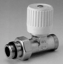 Begetube robinet radiateur manuel droit avec O-ring 1/2 x M24 - volant fixe