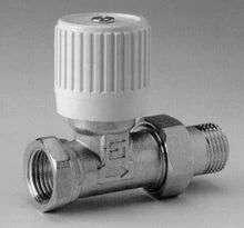 Begetube robinet radiateur manuel droit 1/2 x 1/2 - volant fixe
