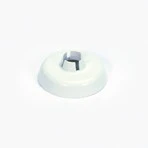 Begetube afdekrozet enkel 15 mm - wit