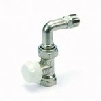 Begetube robinet radiateur thermostatisable droit avec coude 1/2 x 1/2