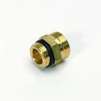 Begetube laiton mamelon réduit MM 1/2 x M24 - avec O-joint