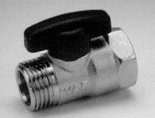 Begetube bolkraan zonder hendel MF 1/2 x 1/2