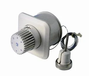 Begetube Tête thermostatique encastré avec télécommande type 3000 - blanc - capillaire 5 mètres