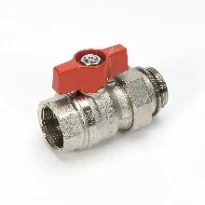 Begetube vanne à bille avec raccord MF 4/4 x 4/4