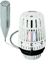 Heimeier K thermostat radiateur blanc avec sonde à distance-bobine capillaire+écoclips 1-5