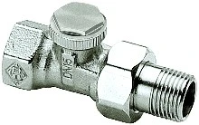 Heimeier Regutec raccord réglable droit 1/2 x 1/2 - nickelé