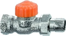 Heimeier Eclipse thermostatiseerbare rechte radiatorkraan 1/2 x 1/2