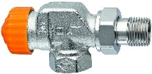 THERMOSTATISCHE AFSLUITER HEIMEIER ECLIPSE 3/8 nikkel axiaal brons dn10