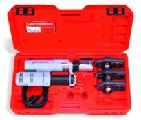MACHINE A SERTIR ROTHENBERGER ROMAX AC ECO SET SV electrohydraulique avec 3 machoirs 15-22-28mm