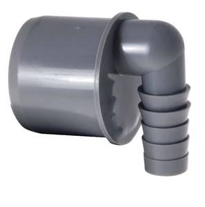 Airfit PVC slangnippel haaks 18-21,7 mm x 50 mm
